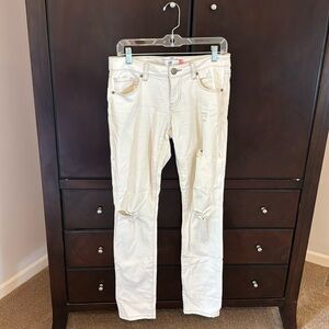 CAbi slim boyfriend jean size 2